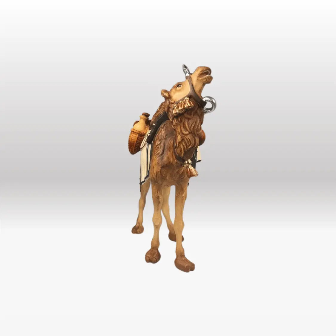 Kamel mit Gepäck Krippenfigur von Kostner-2