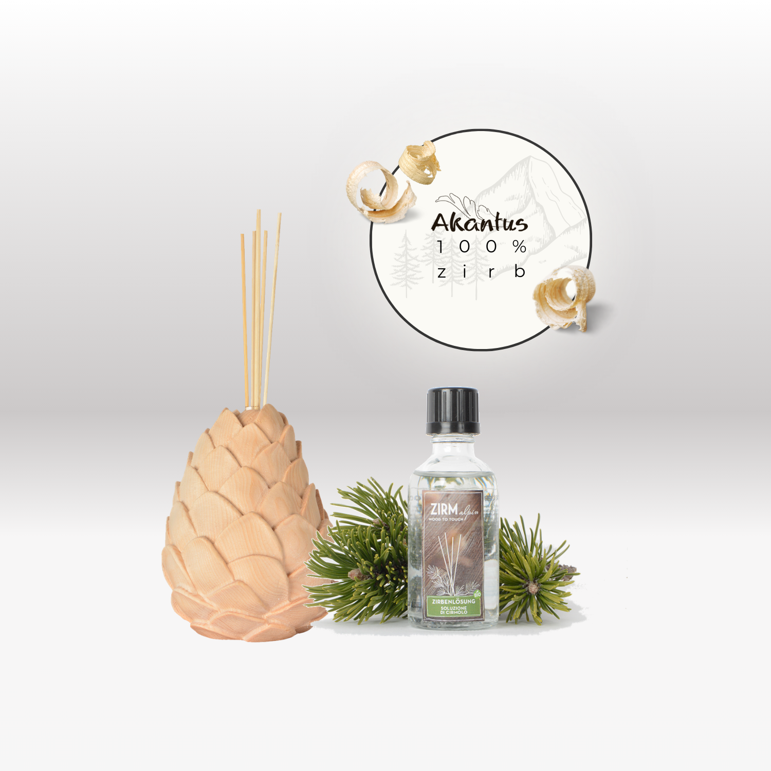 Akantus 100 % Zirbe