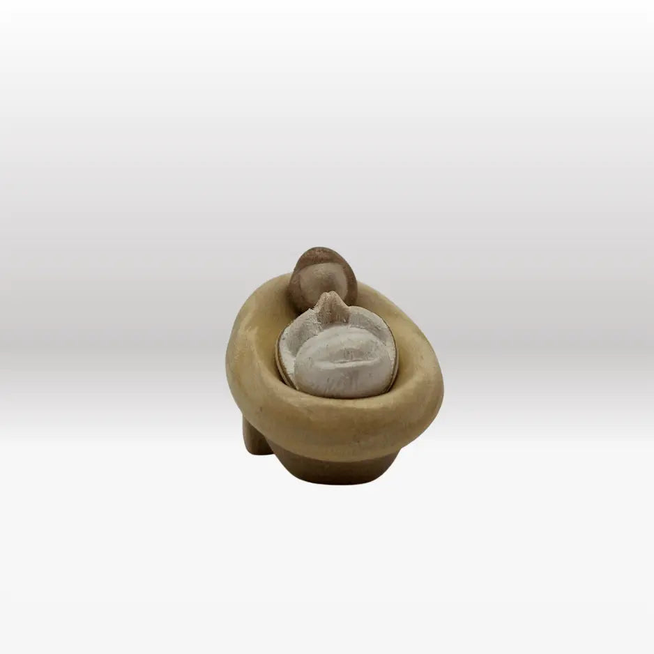 Jesuskind von Leonardo bemalt