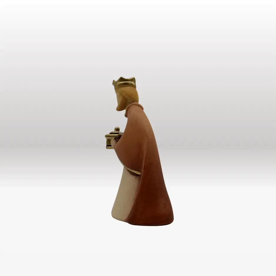 König kniend von Leonardo bemalt